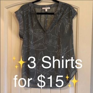 See Through Grey Blouse